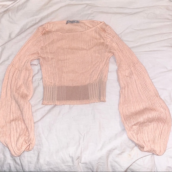 Zara Tops - ZARA puffy sleeve knit top